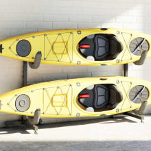 Berkfield Kayak Storage Rack for 2 Kayak†250x57x127.5 cm†Steel