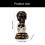 Gothic Black White Stacked Skull Resins Candle Holders For 2