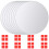 Berkfield 8 pcs Mirror Tiles Round Glass 1