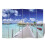 Berkfield Folding Room Divider 217x170 cm Beach 1