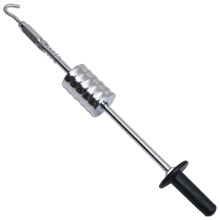 Berkfield Slide Hammer with Hook 65 cm Carbon Steel