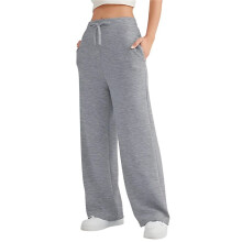 Womens High Waisted Baggy Sweatpants Light Gray L