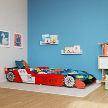 Berkfield Children's Race Car Bed 90x200 cm Red