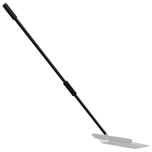 Berkfield Pitchfork Handle ò3.5x127.5 cm Black Steel
