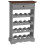 Berkfield Wine Rack Solid Mahogany Wood 55x23x85 cm 1