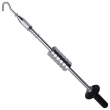 Berkfield Slide Hammer with Hook 63 cm Carbon Steel