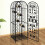 Berkfield Wine Rack for 45 Bottles Metal 1
