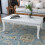 Berkfield Coffee Table 115x65x42 cm High Gloss White 1