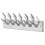 Aluminium Wardrobe Hook Coat Rack Hat/Tie Hanger Silver 1