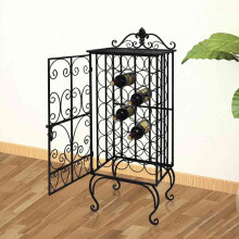 Berkfield Wine Rack for 28 Bottles Metal