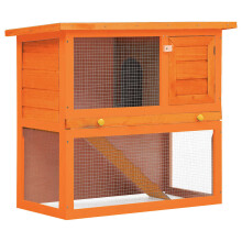 Berkfield Outdoor Rabbit Hutch Small Animal House Pet Cage 1 Door Wood