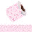 Adhesive Bulletin Board Trim Sticker with Bowknot Pattern-Pink 1