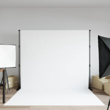 Berkfield Backdrop Stand Black 254x243 cm Steel