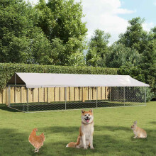 Berkfield Outdoor Dog Kennel with Roof 600x300x150 cm
