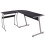 Berkfield Corner Desk L-Shaped Black 1