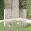 Berkfield Free Range Animal Enclosure 8-Panel 54x100 cm Galvanised Iron 1