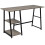 Berkfield Desk with 2 Shelves Grey and Oak 1