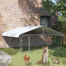 Berkfield Outdoor Dog Kennel with Roof 300x300x150 cm