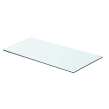 Berkfield Shelf Panel Glass Clear 60x25 cm