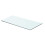 Berkfield Shelf Panel Glass Clear 60x25 cm 1