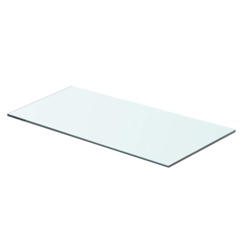 Berkfield Shelf Panel Glass Clear 60x25 cm