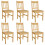 Berkfield Dining Chairs 6 pcs Pinewood 1