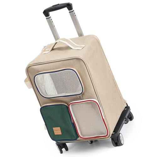 Large Pet Carriers Backpack with Wheel for-bag with trolley