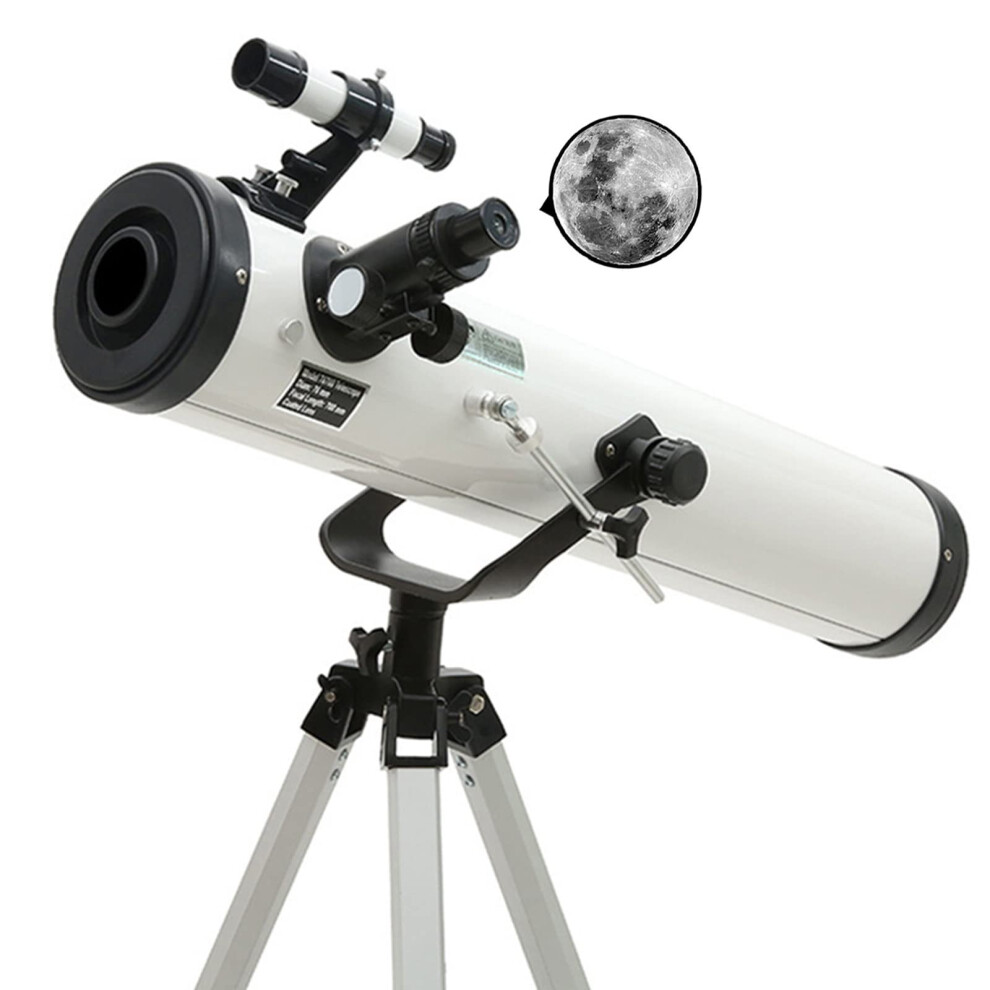 700X76mm Astronomical Telescope For Beginners With Hd Optical Coating, Wide Magnification And Stable Metal Tripod 9351714764711