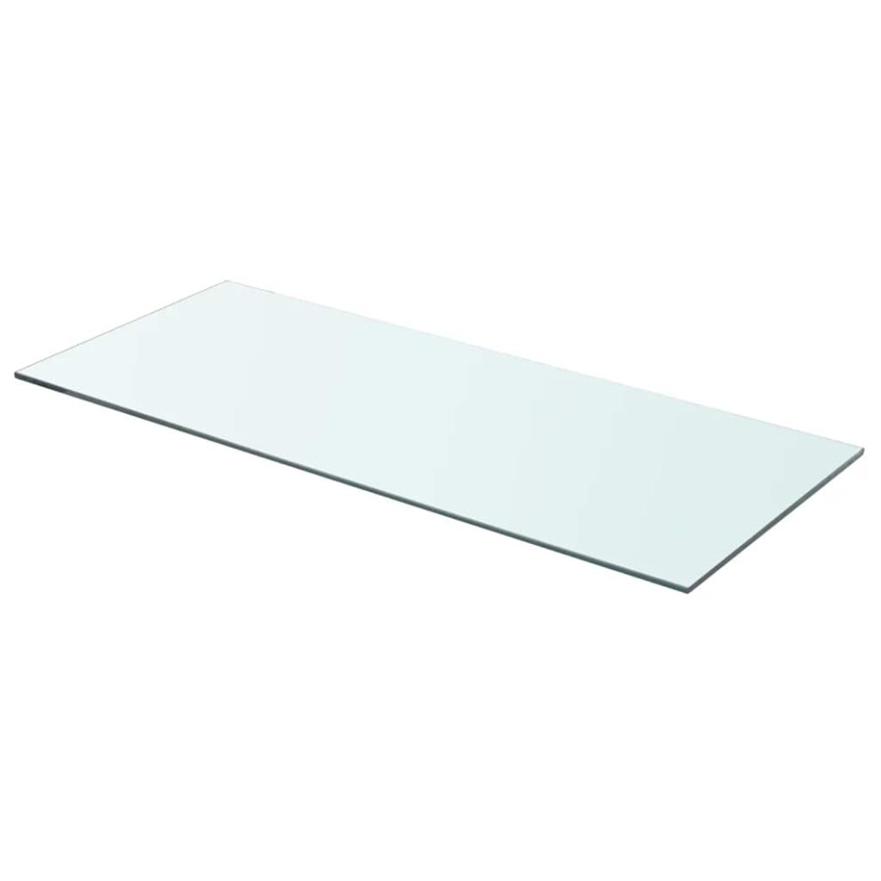 Berkfield Shelf Panel Glass Clear 70X30 Cm 9165809768887