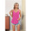 Casual Spaghetti Strap Cami Rose Red XXL 4