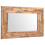 Berkfield Decorative Mirror Teak 90x60 cm Rectangular 1