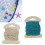Filet de poisson en coton bleu et Beige, 2 pièces, pour 7