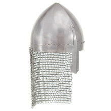 Berkfield Knight Helmet Antique Replica LARP Silver Steel