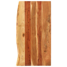 Berkfield Bathroom Vanity Top Solid Acacia Wood 100x52x2.5 cm