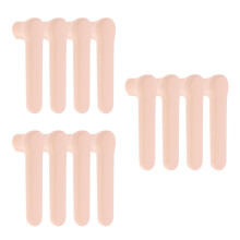 12Pcs Beige Silicone Door Handle Covers High Elastic Cabinet Protector