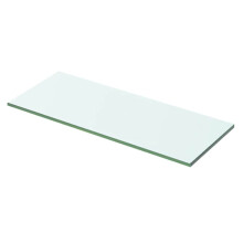 Berkfield Shelf Panel Glass Clear 50x15 cm