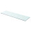 Berkfield Shelf Panel Glass Clear 90x25 cm 1