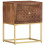 Berkfield Bedside Cabinet 40x30x50 cm Solid Mango Wood 1