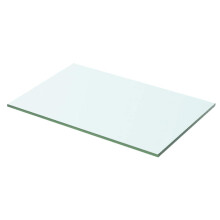 Berkfield Shelf Panel Glass Clear 50x25 cm
