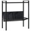 Berkfield 2-Layer Book Shelf Black 52x28x59 cm Engineered Wood 1