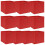 Berkfield Storage Boxes 10 pcs Red 32x32x32 cm Fabric 1