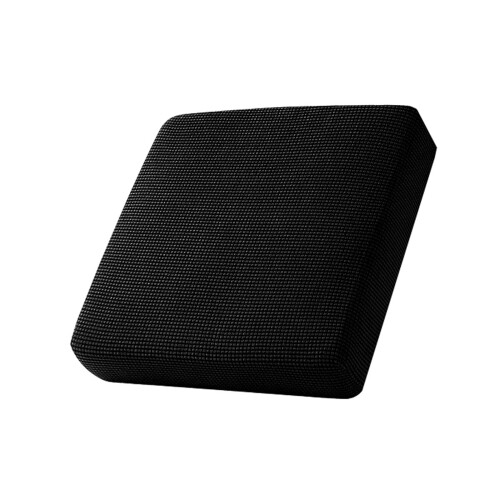 Housse de coussin de canapé douce, lavable en Machine,-Noir