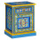 Berkfield Bedside Cabinet Solid Mango Wood Turquoise Hand Painted 1