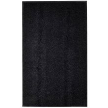 Berkfield Door Mat Black 117x220 cm PVC