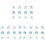 36Pcs Multi Color DIY Static Window Cling Decals for Glass Bird Safety 1