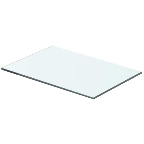Berkfield Shelf Panel Glass Clear 40x20 cm