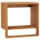 Berkfield Wall-mounted Towel Rack 35x20x35 cm Solid Teak Wood 1