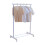 Compact Retractable Clothes Airer Sturdy Base Easy-Snow whitee 1