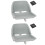 Berkfield 4 Piece Foldable Boat Seat Set Grey 1
