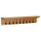 Berkfield Coat Rack 90x16x16 cm Solid Oak Wood 1